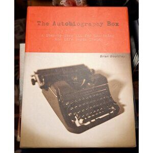The Autobiography Box by Brian Bouldrey, Step-By-Step Kit Book Cards Journal Wri